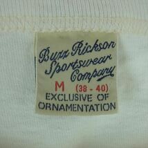 Buzz Rickson's バズリクソンズ 日本製 Flying Tigers T Shirt TEE フライングタイガー 半袖 Tシャツ オフホワイト系 M【中古】_画像4