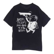 STUSSY ステューシー バックプリント スケボー Tシャツ 半袖 ブラック系 M【中古】_画像2