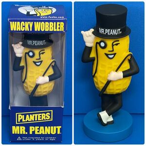 Funko ファンコ Mr.PEANUT ミスターピーナッツ フィギュア BOBBLE HEAD バブルヘッド ボブルヘッド ボビングヘッド アメリカ雑貨 新品 No.W