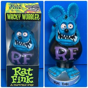 Funko ファンコ Rat Fink ラットフィンク フィギュア BOBBLE HEAD バブルヘッド ボビングヘッド アメリカ雑貨 ブルー 新品 No.E