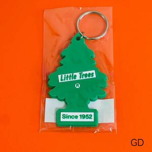 Little Trees リトルツリー キーリング キーホルダー ラバー アメリカ雑貨 新品未開封 No.GD グリーン