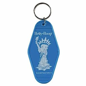 Betty Boop ベティブープ HOTEL KEY HOLDER キーホルダー キーリング アメリカ雑貨 新品未開封 No.BE ブルー