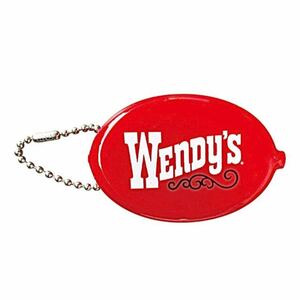 Wendy's ウェンディーズ キャラクター コインケース キーチェーン キーホルダー ラバー MADE IN USA アメリカ雑貨 新品