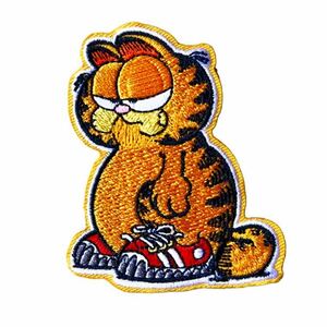 GARFIELD ガーフィールド 02 アメリカン キャラクター ワッペン アイロンワッペン 刺繍ワッペン アメリカ雑貨 新品未開封