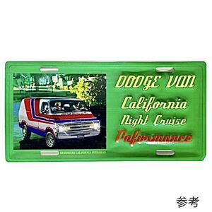 HIPPY VAN METAL PLATE 70's SURFER STYLE メタル プレート 看板 壁飾り インテリア雑貨 アメリカ雑貨 新品 No.GE