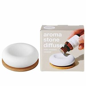  aroma Stone diffuser aromatic vessel Coaster attaching new goods white 