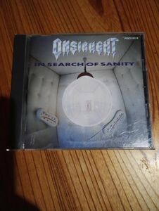 オンスロート CD／イン・サーチ・オブ・サニティー