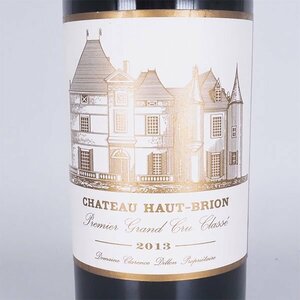 ★シャトー オー ブリオン 2013年 赤 ※ 750ml 13% グラーブ ★五大シャトー CHATEAU HAUT-BRION TF02032