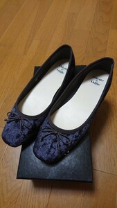 今季完売★Odette e Odile★フラットシューズ★ダークブラウン★サイズ24★ユナイテッドアローズ