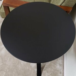 サイドテーブル ブラック(黒色) 何台でも送料合計は６４８円(北海道・沖縄・離島へは発送不可) 北欧 木製 おしゃれ ラウンドの画像3