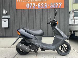 ★即決35000円 レッツ2 バッテリー新品！セル1 実働車　スズキ　原付　スクーター　レッツ　2スト