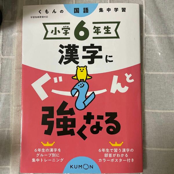 小学6年生 漢字にぐーんと強くなる (くもんの国語集中学習)