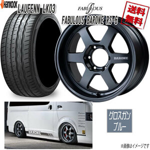 ファブレス BARONE RS-6 WIDE1P GGB 18 6H139.7 9J+25 ハンコック LAUFENN LK03 215/45R18 89Y 4本購入で送料無料