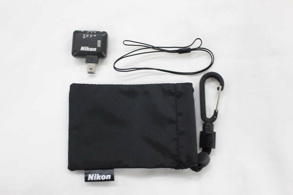 【新品】　 Nikon ニコン　遠隔シャッター受信器　ワイヤレスリモートコントローラー 　WR-R10　 収納袋　ストラップ付