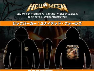 XLサイズ　新品　Helloween ハロウィン　2023 武道館　ジャパンツアー　パーカー 　ユナイテッド・フォーシズ