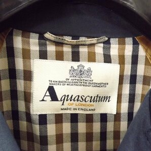 Aquascutum (アクアスキュータム) イギリス製 トレンチコート レディース(L)の画像3