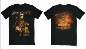 Lサイズ 新品 MEGADETH メガデス　Tシャツ　2023　ジャパンツアー限定 Tシャツ　THE SICK,THE DEAD...&THE DYING 　 送料185円