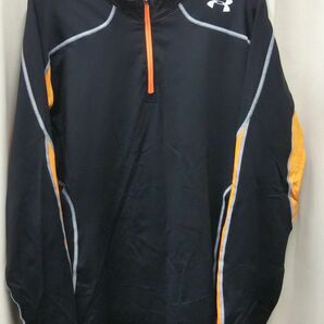 オマケあり アンダーアーマー UNDER ARMOUR FITTED color:ブラック×オレンジ size:ＸＬ 