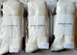 9足セット★antique andico / アンティーク アンディコ メンズ カラーソックス 3P