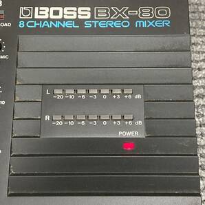 BOSS ボス 8ch ステレオミキサー BX-80 中古 ジャンク 通電確認のみ 動作未確認の画像8