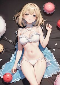 AI イラスト　高品質 A4 アート ポスター　美女 美少女 美人　セクシー アート グラビア コスプレ かわいい　5-251