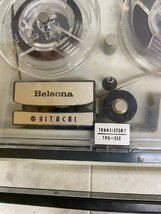 NI050066◆HITACHI 日立◆オープンリールデッキ Belsona TRQ-300 昭和レトロ コレクション TRANSISTOR-7※ジャンク 直取歓迎！_画像8