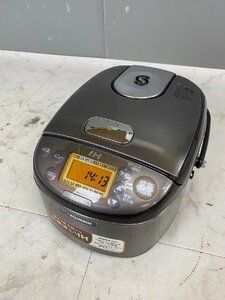 YI050327 IH炊飯ジャー 象印 NP-GJ05 3合炊き 0.54L 2019年 ZOJIRUSHI ステンレスブラウン 炊飯器 直接引き取り歓迎