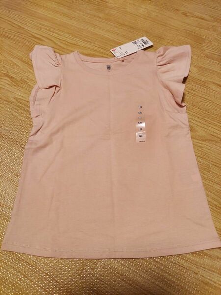 【新品】UNIQLO　スムースコットン　フリルTシャツ