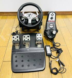 ジャンク扱い Logicool ロジクール G25 Racing Wheel E-UP15 ハンドル コントローラー ペダル シフトレバー