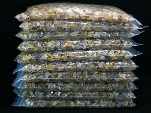 *10 kilo entering natural Gold rutile quartz chip 154P11-80p(7-9mm)