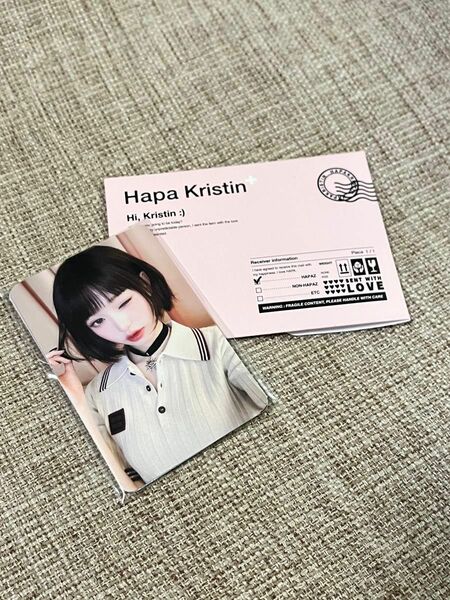 IVE ウォニョン　トレカ　4枚セット　Hapa Kristin ハパクリスティン特典