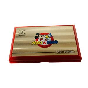 【ジャンク】Nintendo DM-53 ゲームウォッチ　ミッキー&ドナルド
