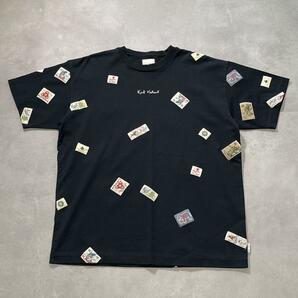 KARL HELMUT Tシャツ 半袖 だるま 鯉 スペード 馬 ブラック M