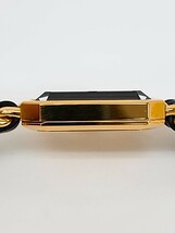 #A0037 CHANEL シャネル プルミエールL クォーツ 腕時計 ゴールド ブラック美品_画像4