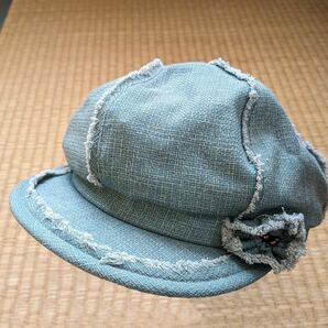 日本製　ビンテージ 風合いの　帽子 キャスケット