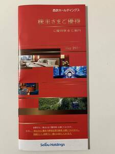 西武ホールディングス 株主優待 1000株株主　優待券セット　共通割引券10枚他　冊子 