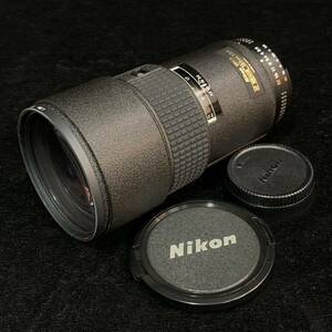 美品　Nikon ニコン　NIKON ED AF NIKKOR 180mm 1:2.8　カメラレンズ　L1Bc 72mm　（Q17）