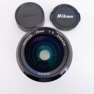 1493-5 NIKON NIKKOR 28mm 1:2 548456 ニコン ニッコール 【動作未確認】