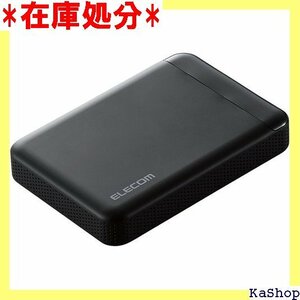 エレコム HDD 外付けハードディスク 1TB ビデオ 存 衝撃吸収インナーフレーム ELP-EDV010UBK 418