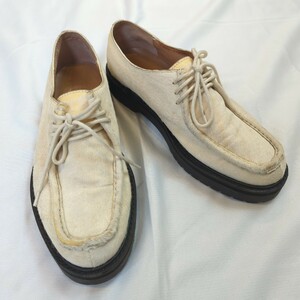 Saturdays NYC is lako tyrolean shoes size US10(28cm) light beige original leather leather shoes leather shoes Sata te-z New York City 