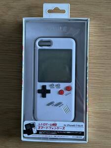 レトロゲーム機型スマートフォンケース　iPhone8/7/6S/6 ホワイト