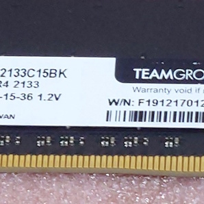 ◇ADATA TED48G2133C15BK - PC4-17000/DDR4-2133 288Pin DDR4 UDIMM 8GB 動作品の画像3