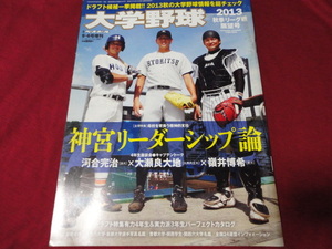 週刊ベースボール増刊　大学野球2013秋季リーグ戦展望号