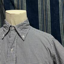 70s 80s brooks brothers half sleeve shirt 6button b.d. usa 70年代 80年代 ボタンダウン ギンガムチェック アメリカ製 6ボタン_画像1