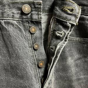 2 90s levi's 501 pants 501-0658 usa 先染め 黒 ブラックデニム 90年代 アメリカ製