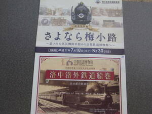 梅小路蒸気機関車館・京都鉄道博物館　企画展誌