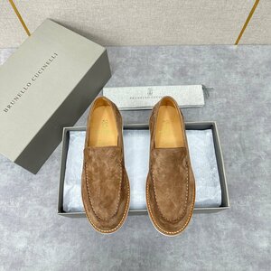 ブルネロクチネリ　BRUNELLO CUCINELLI メンズ　ローファー　スエード　レザー　スリッポン　靴　シューズ　39-44　サイズ選択可能　4213