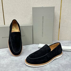 ブルネロクチネリ　BRUNELLO CUCINELLI メンズ　ローファー　スエード　レザー　スリッポン　靴　シューズ　39-44　サイズ選択可能　4210