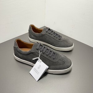 ブルネロクチネリ　BRUNELLO CUCINELLI メンズ　スニーカー　靴　レザー 本革 スエード シューズ　カジュアル　39-44 サイズ選択可能 4449