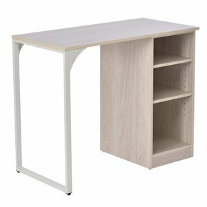  компьютерный стол 3 уровень полка есть офис стол простой стол из дерева швейная машина шт. письменный стол регулировщик имеется [ белый ]